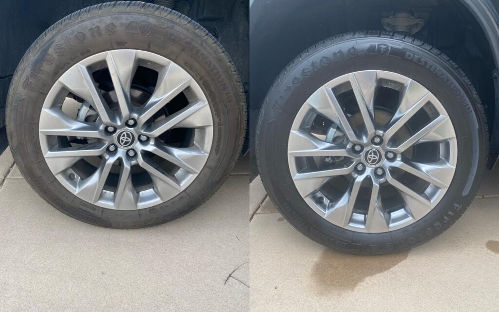 Car Detailing Tire Shine