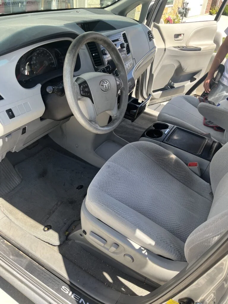 Toyota Minivan Before Car Detail Utah